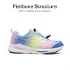 image:imageDREAM PAIRS Boys Girls Running Shoes Kids Athletic Lightweight Breathable Gym School ShoesRainbow