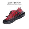 image:imageDREAM PAIRS Boys Girls Running Shoes Kids Athletic Lightweight Breathable Gym School ShoesRedBlack