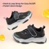 image:imageDREAM PAIRS Boys Girls Slipon Sneakers Lightweight Breathable Walking ShoesBlack