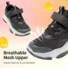 image:imageDREAM PAIRS Boys Girls Slipon Sneakers Lightweight Breathable Walking ShoesBlack