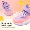 image:imageDREAM PAIRS Boys Girls Slipon Sneakers Lightweight Breathable Walking ShoesPurplePink
