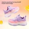 image:imageDREAM PAIRS Boys Girls Slipon Sneakers Lightweight Breathable Walking ShoesPurplePink