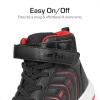 image:imageDREAM PAIRS Boys Girls Sneaker High Top Basketball Shoes Kids LilLegends JuniorFly Jumpers Sports Shoes for Athletic School GymBlackRed
