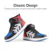 image:imageDREAM PAIRS Boys Girls Sneaker High Top Basketball Shoes Kids LilLegends JuniorFly Jumpers Sports Shoes for Athletic School GymBlueBlackRed