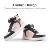 image:imageDREAM PAIRS Boys Girls Sneaker High Top Basketball Shoes Kids LilLegends JuniorFly Jumpers Sports Shoes for Athletic School GymWhitePinkBlack