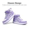 image:imageDREAM PAIRS Boys Girls Sneaker High Top Basketball Shoes Kids LilLegends JuniorFly Jumpers Sports Shoes for Athletic School GymWhitePurple