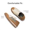 image:imageDREAM PAIRS Boys Girls Sneakers Foldable Back Retro Classic Casual Tennis Lightweight Breathable Walking Shoes for LittleBig KidBrownBeige