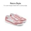 image:imageDREAM PAIRS Boys Girls Sneakers Foldable Back Retro Classic Casual Tennis Lightweight Breathable Walking Shoes for LittleBig KidPink