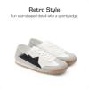 image:imageDREAM PAIRS Boys Girls Sneakers Foldable Back Retro Classic Casual Tennis Lightweight Breathable Walking Shoes for LittleBig KidWhiteBlack