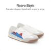 image:imageDREAM PAIRS Boys Girls Sneakers Foldable Back Retro Classic Casual Tennis Lightweight Breathable Walking Shoes for LittleBig KidWhiteBlue