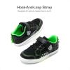 image:imageDREAM PAIRS Boys Sneakers Little Kids Toddler Shoes Storybook Causal Walking Shoes NonSlip with Hook and LoopBlackGreen