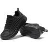 image:imageDREAM PAIRS Girls Boys Shoes Kids Lace up Tennis Sparkle Glitter Athletic Running SneakersAll Black