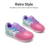 image:imageDREAM PAIRS Girls Sneakers Laceup Tennis Running Casual Footwear LilLegends Lightweight Classic Walking Shoes for LittleBig KidHot PinkGreen