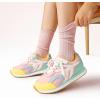 image:imageDREAM PAIRS Girls Sneakers Laceup Tennis Running Casual Footwear LilLegends Lightweight Classic Walking Shoes for LittleBig KidMint GreenPink