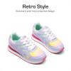 image:imageDREAM PAIRS Girls Sneakers Laceup Tennis Running Casual Footwear LilLegends Lightweight Classic Walking Shoes for LittleBig KidRainbowPurple