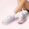 image:imageDREAM PAIRS Girls Sneakers Laceup Tennis Running Casual Footwear LilLegends Lightweight Classic Walking Shoes for LittleBig KidRainbowPurple