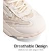 image:imageDREAM PAIRS Kids Girls Sneakers Jelly Sole Lace up Shoes Lightweight Walking Shoes for Girls BoysBeige