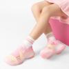 image:imageDREAM PAIRS Kids Sneakers Girls SlipOn Shoes ZStrap Colorful Jelly Sole Walking ShoesRainbowPink