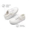 image:imageDREAM PAIRS Kids Toddler Sneakers Boys Girls Casual Canvas School ShoesAll White