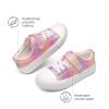 image:imageDREAM PAIRS Kids Toddler Sneakers Boys Girls Casual Canvas School ShoesPinkRainbow