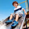 image:imageDREAM PAIRS Toddler Boys Sneakers Little Kids Shoes Fun Cartoon Cute Causal Walking Hook and Loop LightweightBlue