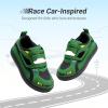 image:imageDREAM PAIRS Toddler Boys Sneakers Little Kids Shoes Fun Cartoon Cute Causal Walking Hook and Loop LightweightGreen