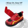 image:imageDREAM PAIRS Toddler Boys Sneakers Little Kids Shoes Fun Cartoon Cute Causal Walking Hook and Loop LightweightRed