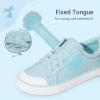 image:imageDREAM PAIRS Toddler Girls Sneakers Lightweight Comfortable Hook and Loop Casual Walking Cartoon Cute Little Kids ShoesBlue