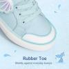 image:imageDREAM PAIRS Toddler Girls Sneakers Lightweight Comfortable Hook and Loop Casual Walking Cartoon Cute Little Kids ShoesBlue