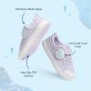image:imageDREAM PAIRS Toddler Girls Sneakers Lightweight Comfortable Hook and Loop Casual Walking Cartoon Cute Little Kids ShoesPurple