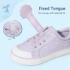 image:imageDREAM PAIRS Toddler Girls Sneakers Lightweight Comfortable Hook and Loop Casual Walking Cartoon Cute Little Kids ShoesPurple