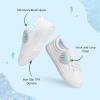image:imageDREAM PAIRS Toddler Girls Sneakers Lightweight Comfortable Hook and Loop Casual Walking Cartoon Cute Little Kids ShoesWhite