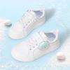 image:imageDREAM PAIRS Toddler Girls Sneakers Lightweight Comfortable Hook and Loop Casual Walking Cartoon Cute Little Kids ShoesWhite