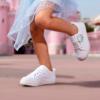 image:imageDREAM PAIRS Toddler Girls Sneakers Lightweight Comfortable Hook and Loop Casual Walking Cartoon Cute Little Kids ShoesWhite