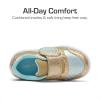 image:imageDREAM PAIRS Toddler Girls Sneakers Sparkly Shiny Lightweight Comfortable Hook and Loop Casual Walking Little Kids ShoesGoldGreen