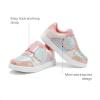 image:imageDREAM PAIRS Toddler Girls Sneakers Sparkly Shiny Lightweight Comfortable Hook and Loop Casual Walking Little Kids ShoesPinkRainbow