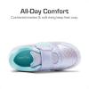 image:imageDREAM PAIRS Toddler Girls Sneakers Sparkly Shiny Lightweight Comfortable Hook and Loop Casual Walking Little Kids ShoesPurpleRainbow