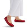 image:imageDREAM PAIRS Womens Ballet Flats Foldable Round Toe Dressy Comfortable Slip On Dress ShoesRed