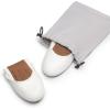 image:imageDREAM PAIRS Womens Ballet Flats Foldable Round Toe Dressy Comfortable Slip On Dress ShoesWhite