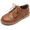 image:imageDREAM PAIRS Boys Girls Dress Shoes Kids School Uniform Formal Casual Oxfords for Toddler Little KidBrown