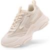 image:imageDREAM PAIRS Kids Girls Sneakers Jelly Sole Lace up Shoes Lightweight Walking Shoes for Girls BoysBeige