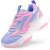 image:imageDREAM PAIRS Kids Girls Sneakers Jelly Sole Lace up Shoes Lightweight Walking Shoes for Girls BoysPurplePink