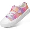 image:imageDREAM PAIRS Kids Toddler Sneakers Boys Girls Casual Canvas School ShoesPinkRainbow