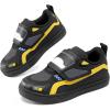 image:imageDREAM PAIRS Toddler Boys Sneakers Little Kids Shoes Fun Cartoon Cute Causal Walking Hook and Loop LightweightBlack