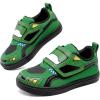 image:imageDREAM PAIRS Toddler Boys Sneakers Little Kids Shoes Fun Cartoon Cute Causal Walking Hook and Loop LightweightGreen