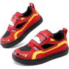 image:imageDREAM PAIRS Toddler Boys Sneakers Little Kids Shoes Fun Cartoon Cute Causal Walking Hook and Loop LightweightRed