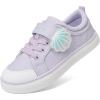 image:imageDREAM PAIRS Toddler Girls Sneakers Lightweight Comfortable Hook and Loop Casual Walking Cartoon Cute Little Kids ShoesPurple