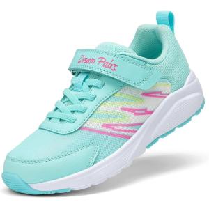 image:imageDREAM PAIRS Boys Girls Shoes Kids Tennis Running Athletic School Gym Breathable Lightweight Sneakers for LittleBig KidMint Green