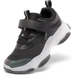 image:imageDREAM PAIRS Boys Girls Slipon Sneakers Lightweight Breathable Walking ShoesBlack