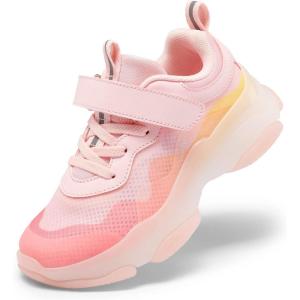 image:imageDREAM PAIRS Boys Girls Slipon Sneakers Lightweight Breathable Walking ShoesPinkYellow